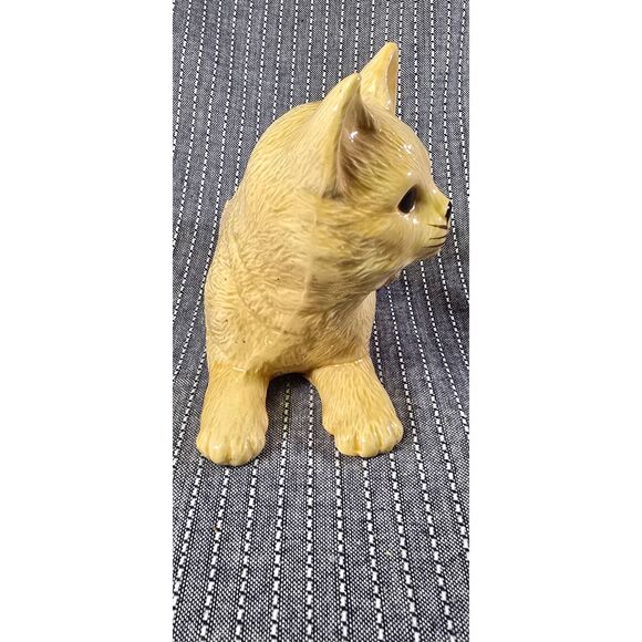 Vintage Ceramic Cat Planter - Picture 4 of 9